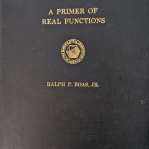 A Primer of Real Functions